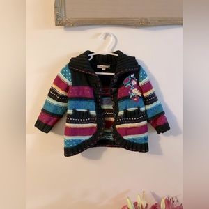 Vintage Kenzo Kids Embroidered Sweater Funky Kids Sweater High Fashion Size 2